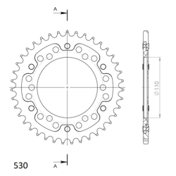 YAMAHA MT-01 05-11 zestaw napęd-owy SUPERSPROX-64029
