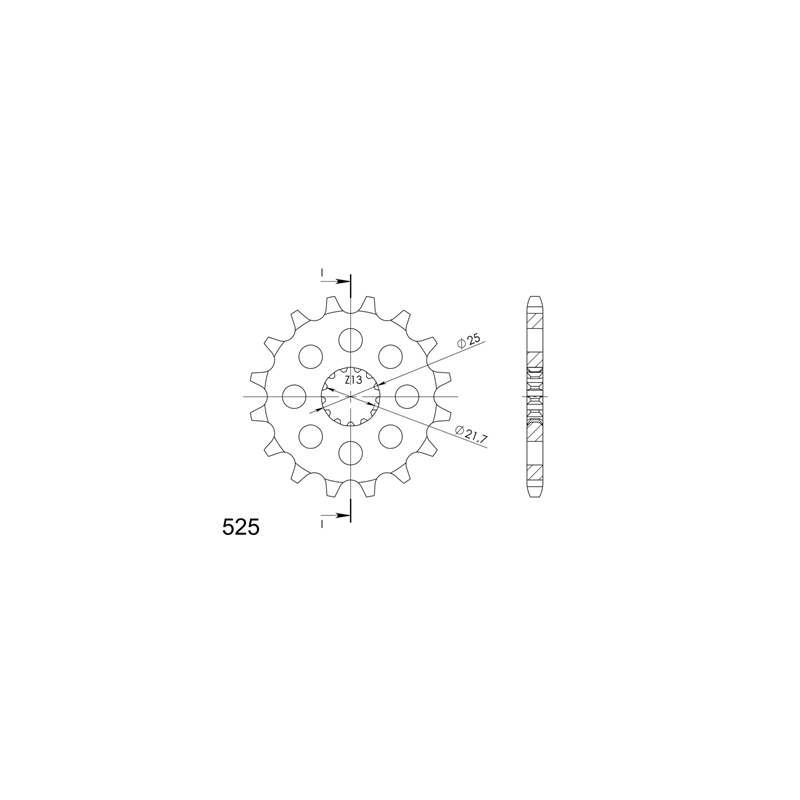 SUZUKI GSX-R 750 04-05 zestaw napęd-owy SUPERSPROX-64156