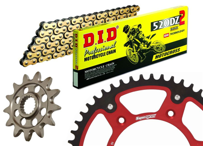 HONDA CRF 230 F 03-19 zestaw napęd-owy RED SPX-11514