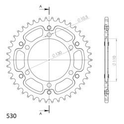 SUZUKI GSX-R 1000 09- zestaw napęd-owy SUPERSPROX-65935