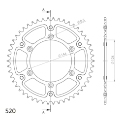 SUZUKI RM-Z 250 13- zestaw napęd-owy SUPERSPROX-66242