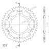YAMAHA XSR 700 16-20 zestaw napęd-owy SUPERSPROX-66577