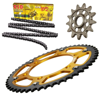 YAMAHA DT 125 R RE X DTR 90-06 zestaw napęd-owy-11387