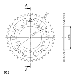 APRILIA RSV 1000 R 04-09 zestaw napęd-owy SPX-66733