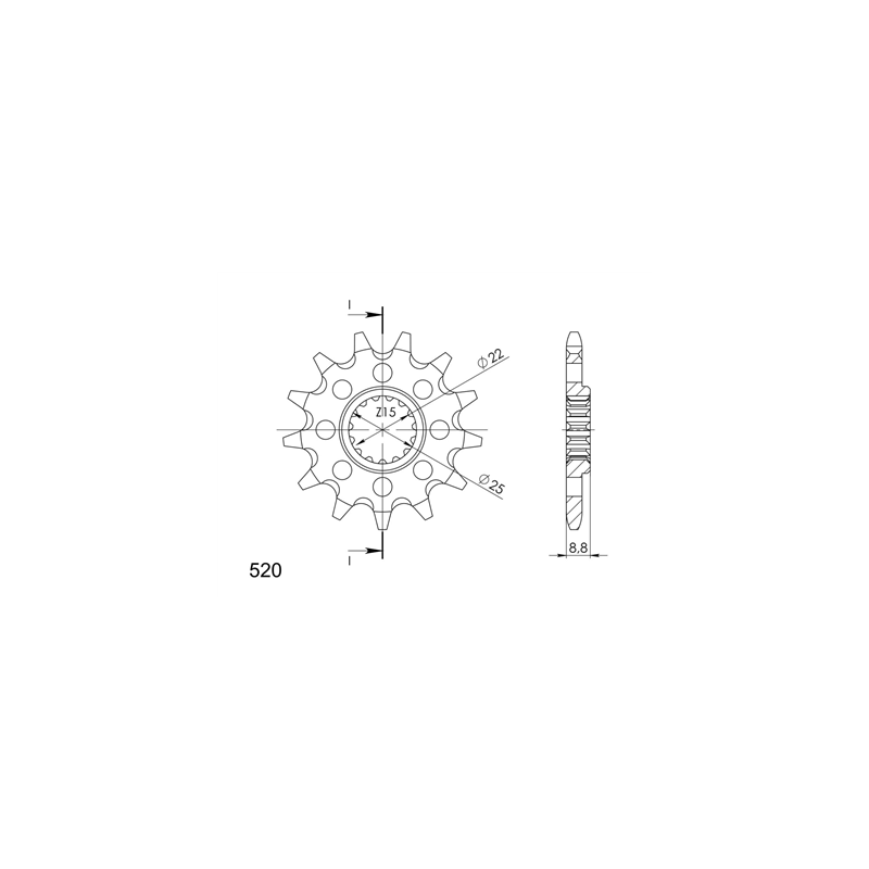 HUSABERG FE 350 13 FE 390 570 -12 zestaw napęd-owy-69279