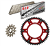 HONDA CBR 600 F 01 zestaw napęd-owy SUPERSPROX RED-67200
