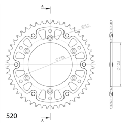 HONDA CRF 150 F 03-05 zestaw napęd-owy SUPERSPROX-67680