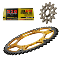 YAMAHA DTR 125 90- DT125 RE X -06 zestaw napęd-owy-46324