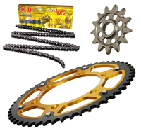 YAMAHA DTR 125 90- DT125 RE X -06 zestaw napęd-owy-46368