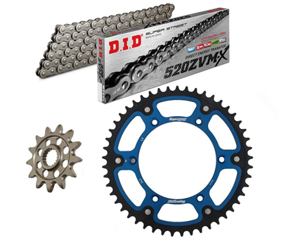 YAMAHA YZ YZF 450 F 05-06 zestaw napęd-owy SPX BLU-68394