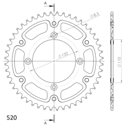 KTM FREE-RIDE 350 12-16 zestaw napęd-owy SPX-68437