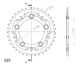 KTM 990 SUPERDUKE R 12-13 zestaw napęd-owy SPX-56411