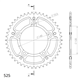 TRIUMPH 600 03-04 650 05 DAYTONA zestaw napęd-owy-59155