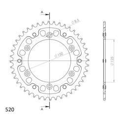 HUSABERG FC 350 400 4 SPEED 00-01 zestaw napęd-owy-59241