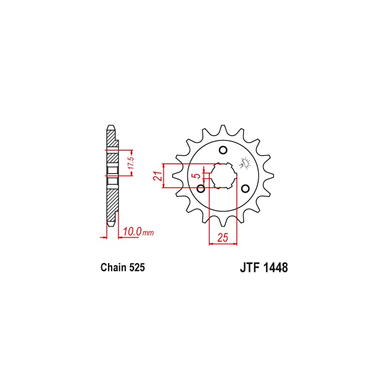 SUZUKI DR 650 SE 96-18 zestaw napęd.owy DID JT-61205