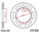 YAMAHA XJ 600 N S DIVERSION 92-03 zestaw napęd.owy-61359
