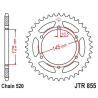YAMAHA XJ 600 N S DIVERSION 92-03 zestaw napęd.owy-61359