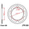 YAMAHA DT DTR 125 RE 90-06 zestaw napęd.owy DID JT-61408