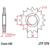 HONDA CBR1000 RR FIRE-BLADE 04-05 zestaw napęd.owy-61540