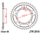 TRIUMPH TIGER 900 91-00 zestaw napęd.owy DID JT-61944