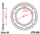 SUZUKI TL 1000 R 98-02 zestaw napęd.owy DID JT-62451
