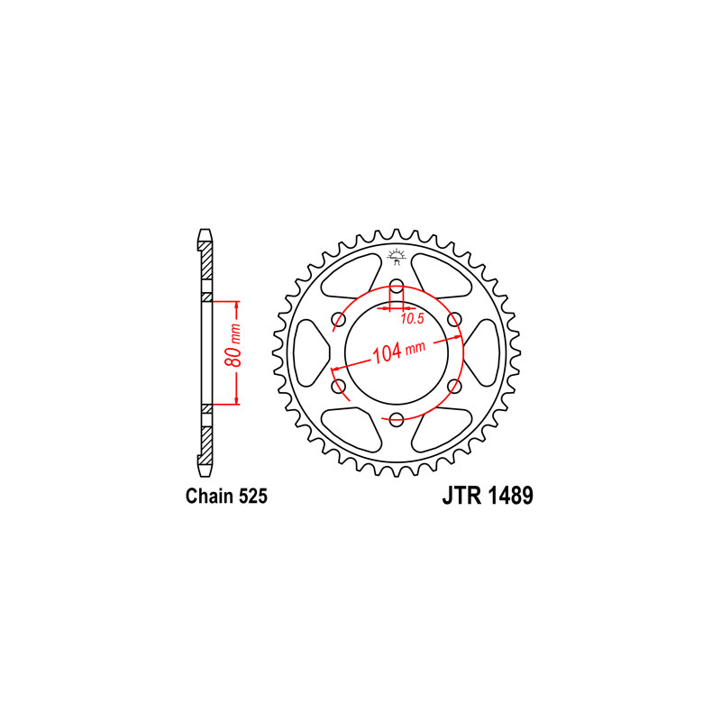 KAWASAKI ZX-7RR NINJA 96- zestaw napęd.owy DID JT-62685