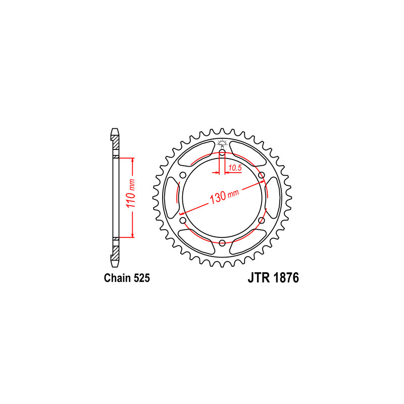 YAMAHA MT-07 (MTN690-A) ABS 14-20 zestaw napęd.owy-63308