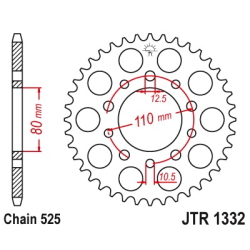 HONDA CB 500 94-03 zestaw napęd.owy DID JT-63432