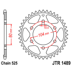 KAWASAKI ZR Z1000 ABS 14-20 zestaw napęd.owy DID-63522