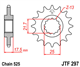 HONDA CBF 500 / ABS 04-08 zestaw napęd.owy DID JT-63547