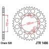 KAWASAKI EL 250 CHOPPER 88-90 zestaw napęd.owy DID-63935