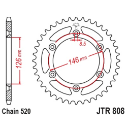 SUZUKI RM 250 87-88 zestaw napęd.owy DID JT-63969