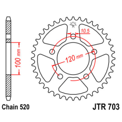 APRILIA RS 125 06-12 zestaw napęd.owy DID JT-64227