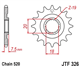 HONDA CR 125 R 2003 zestaw napęd.owy DID JT-64348
