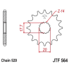 YAMAHA YZ 125 89-92 zestaw napęd.owy DID JT-64603