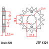 HONDA NX 250 88-93 zestaw napęd.owy DID JT-64736