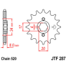 HONDA CB 250 N TWO-FIFTY 92-02 zestaw napęd.owy JT-64921