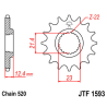 YAMAHA YFM 250 R RAPTOR 08-13 zestaw napęd.owy DID-64971