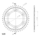 KAWASAKI EN 500 VULCAN 96-09 zestaw napęd-owy SPX-57554