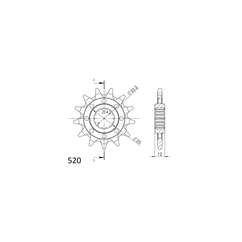 GAS-GAS EC 250 R 01-15 zestaw napęd-owy SUPERSPROX-57607