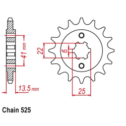 HONDA XL 600 V TRANSALP 87-88 zestaw napęd-owy SPX-60400