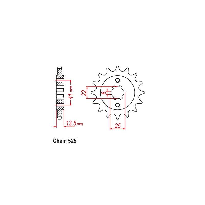 HONDA XL 600 V TRANSALP 87-88 zestaw napęd-owy SPX-60400