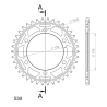 YAMAHA XJR 1300 07-15 C 15-17 zestaw napęd-owy SPX-58020