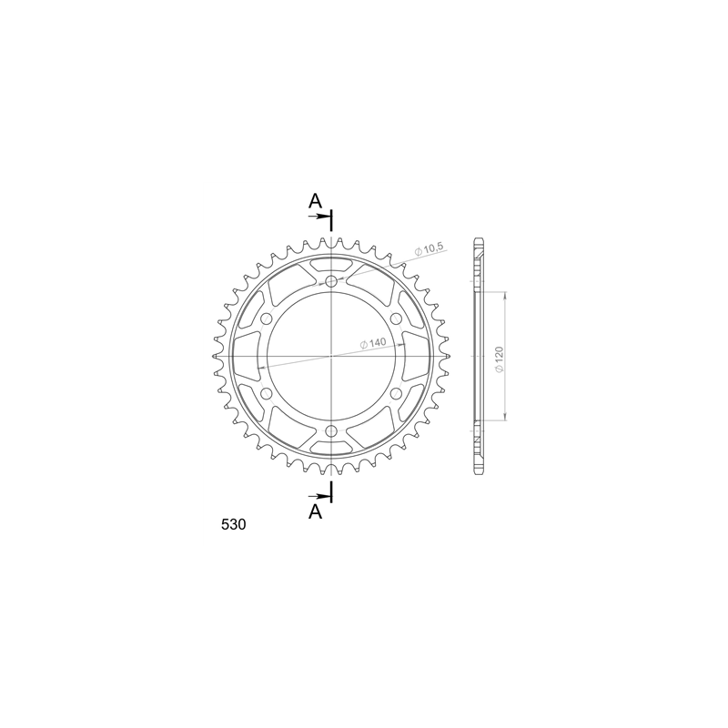 KAWASAKI VN 800 VULCAN 97-05 zestaw napęd-owy SPX-58122