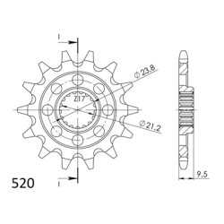 SUZUKI RM-Z 450 05-07 zestaw napęd-owy SUPERSPROX-58199