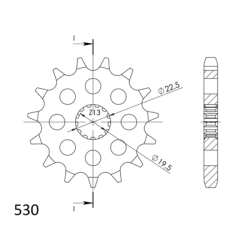 SUZUKI GSX-F GSX 400 F 81-86 zestaw napęd-owy SPX-58229