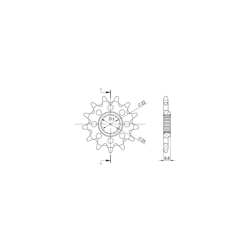 KTM SX 360 96- 380 98- MOTO-CROSS zestaw napędowy-58505