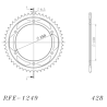 HONDA XLR 125 R 98-02 zestaw napęd-owy SUPERSPROX-58886