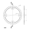 YAMAHA YFM 350 RAPTOR 04-13 zestaw napęd-owy SPX-59017