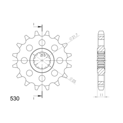 YAMAHA YZF-R6 99-02 zestaw napęd-owy SUPERSPROX-59034